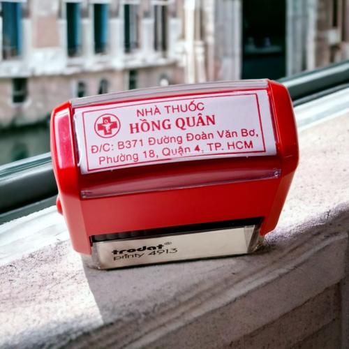 Con Dấu Mộc Cửa Hàng Nhà Thuốc Tây