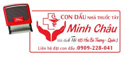 Con Dấu Mộc Nhà Thuốc Tây