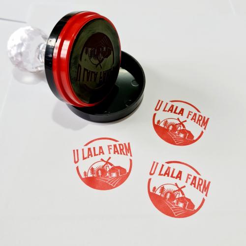 Con Dấu Mộc Tròn Logo