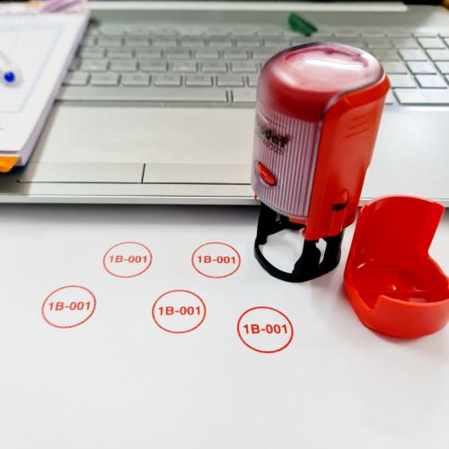 Con Dấu Tròn QC PASS