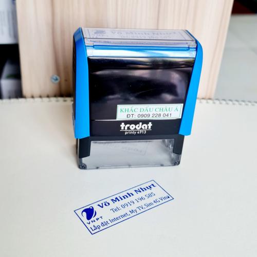 Con Dấu Vuông Chữ Nhật VNPT