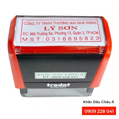 Con Dấu Vuông Nhà Hàng