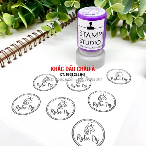 Khắc Dấu Tròn Mini