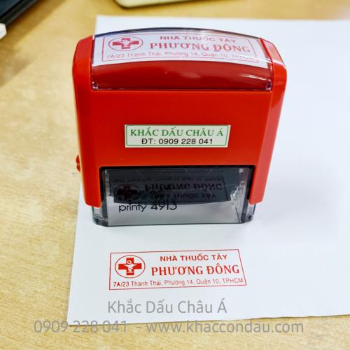 Mẫu Con Dấu Nhà Thuốc Tây