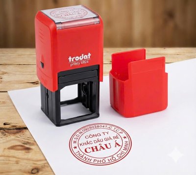 Khắc Con Dấu Tròn Công Ty Trodat 4924