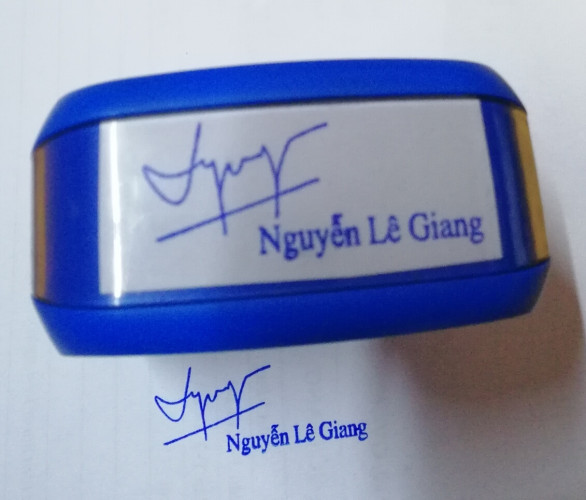 Dấu mộc chữ ký tên