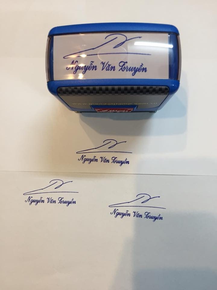 Làm con dấu chữ ký