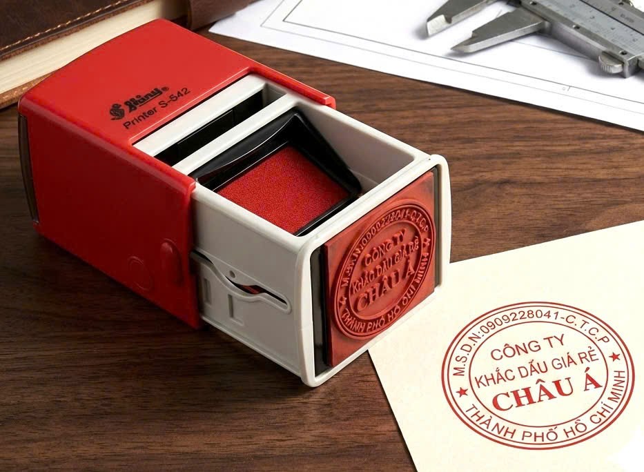 làm con dấu tròn công ty